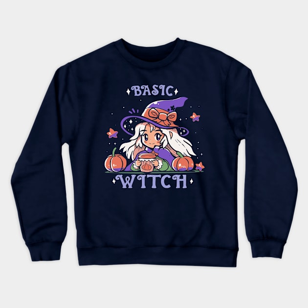 Basic Witch Season Crewneck Sweatshirt by TechraNova